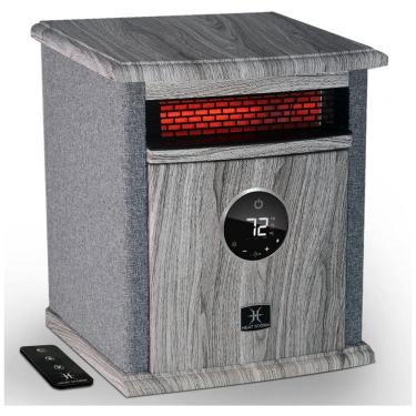 Imagem de Aquecedor Elétrico Portátil com Tela LED e Controle Remoto, 1500W 110V, Heat Storm, Cinza