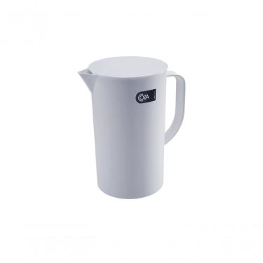Imagem de Jarra Com Tampa Casual 19,2 X 13,5 X 22,4 Cm 2l Branco Coza