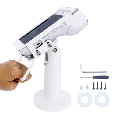 Imagem de CRIZISTON Suporte de terminal POS para máquina de cartão de crédito Pax A920/A920 Pro, suporte para leitor de cartão de crédito inclinado e giratório de 18 cm de altura, suporte de terminal de cartão