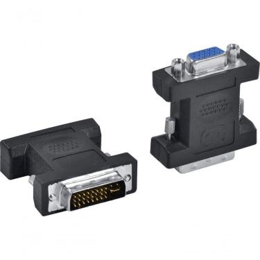 Imagem de Adaptador Dvi Macho X Vga Fêmea Avf-dvii - Pc - 5