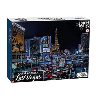 Imagem de Pais & Filhos Quebra-Cabeça 500 PÇS - Las Vegas, Multicor, 790681