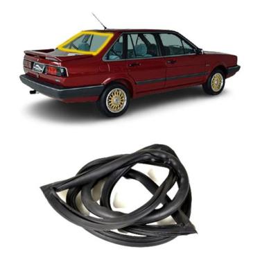 Imagem de Borracha Vidro Traseiro Vigia Santana Até 1990 Para Friso - Disk Bor