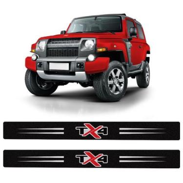 Imagem de Soleira da Porta Troller TX4 2015 Até 2021 Adesivo Protetor - SPORTINO