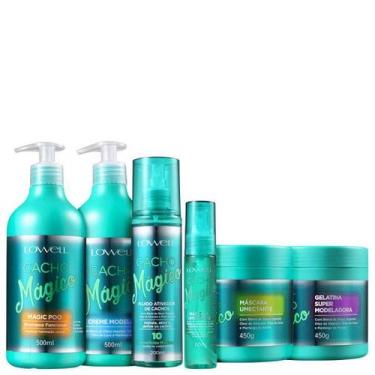 Imagem de Lowell Cacho Magico Kit Salon Completo 6 Produtos