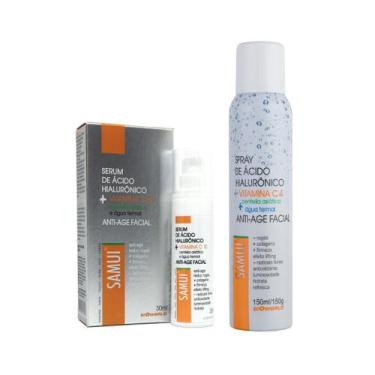 Imagem de Kit Sérum Anti-Age 30 Ml + Spray Anti-Age 150 Ml Ác. - Micrex Bioworld