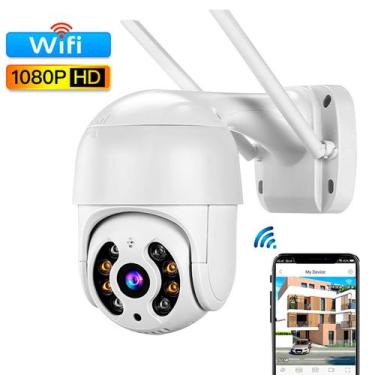 Imagem de Câmera externa de segurança Wi-Fi IP giratória 360 Full HD A6 - BELLAT