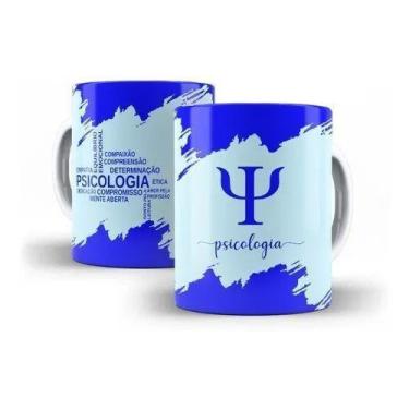 Imagem de Caneca Porcelana Curso Formatura Psicologia - Villa Caneca