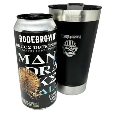 Imagem de Kit Cerveja Mandrake 470ml + Copo Térmico Iron Maiden 500ml - Trooper 