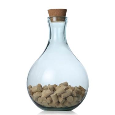 Imagem de 【Cozena】Garrafão Bombona Porta Rolha Artesanal Decorativo 7 Litros Redondo com Rolha