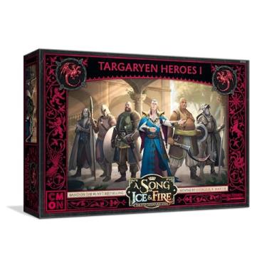 Imagem de A Song of Ice and Fire Tabletop Miniatures Targaryen Heroes I Box Set | Strategy Game for Teens and Adults | Ages 14+ | 2+ Players | Average Playtime 45-60 Minutes | Made by CMON