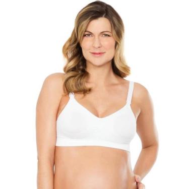 Imagem de Sutiã Amamentação Plié 50149 sem Costura, Branco, G