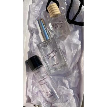 Imagem de Kit Aromatizador P/ Carro Pingente Spray Refil Vanilla Plus - Likare