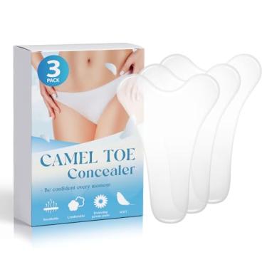 Imagem de Corretivo de bico de camelo sem costura e sem rastros, pacote com 3, capa de silicone em forma de Y, adequada para calças de ioga e leggings, roupa de banho reutilizável)