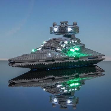 Imagem de BRIKSMAX Kit de Iluminação para Lego Imperial Star Destroyer - Efeitos de Iluminação Inovadores - Compatível com Lego Star Wars 75394 - 1 Peça - 8 Anos - Adulto