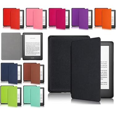 Imagem de Case capa compativel com kindle 11 Geração (16 GB - modelo 2022 e 2024) + pelicula (PRETO)