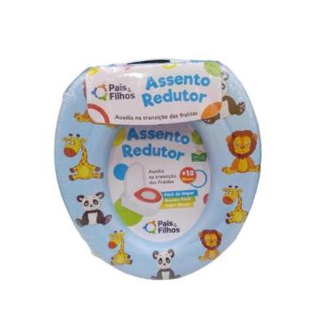 Imagem de Assento Redutor Macio Infantil Bebe Vaso Sanitario Desfralde - PAIS E 