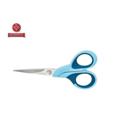 Imagem de Tesoura Costura Multiuso Escola Mundial 164-5n Ponta Fina