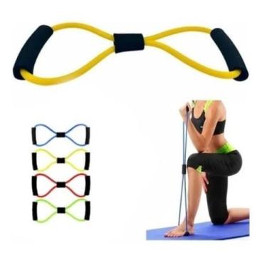 Imagem de Elástico Para Treino Yoga Multifuncional Fit Cross Elástico de Tensão 