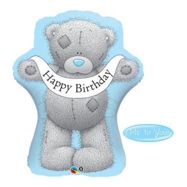 Imagem de Balão de Festa Microfoil 36" 91cm - Tatty Teddy Birthday! Bandeira - 1