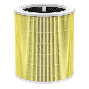 Imagem de Filtro de substituição Core 600S Pet Care para LEVOIT Core 600S Air Purifie r, 3 em 1 H13 True HEPA, carbono ativado de alta eficiência, em comparação com a peça #Core 600S-RF-PA, 1 pacote, amarelo