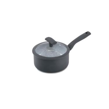 Imagem de Panela Hercules Redonda Antiaderente Ceramica Indução Cinza 18x9cm 1,8