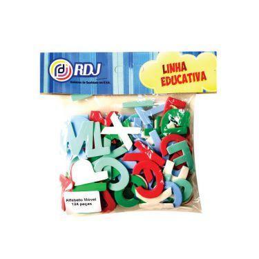 Imagem de Alfabeto Móvel 124 Pecas Ref. 142 - RDJ