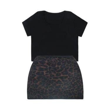 Imagem de Conjunto Cropped e Saia com Tule - Big Bless, 10