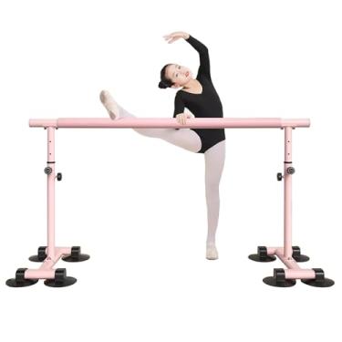 Imagem de Ballet Bar Barra De Balé Portátil De 3,28 Pés-13,12 Pés Para Academia Doméstica, Barra De Dança De Balé Autônoma Ajustável, Equipamento De Exercício De Pilates Para Alongamento De Fitness Adulto(200cm