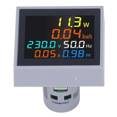 Imagem de Medidor Digital Multifuncional 6 Em 1 Monitor de Frequência de Energia de Tensão CA para Uso Doméstico SPM004 (AC250-450V)