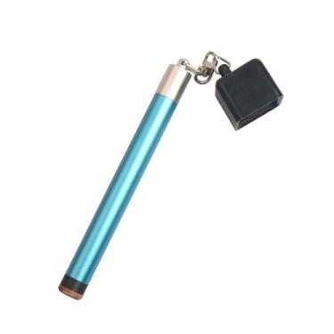 Imagem de LAKE OF FIRE Suporte de giz quadrado para taco de sinuca – Acessório de bilhar 2 em 1 com suporte de giz de piscina e ferramenta de ponta de taco (azul)