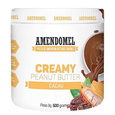 Imagem de Pasta De Amendoim Integral Cacau Amendomel 500g - Thiani Alimentos