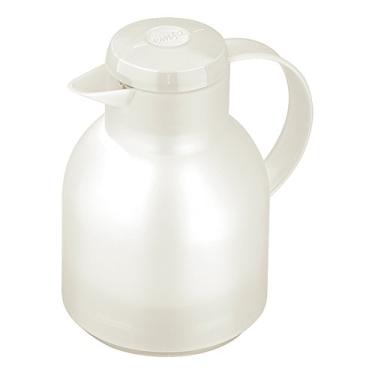 Imagem de Garrafa Térmica de 1 Litro Quick Press Samba Emsa Branca