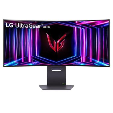 Imagem de Monitor Gamer LG 34GS95QE UltraGear - 34" OLED Curvo, 240Hz e G-SYNC - 34GS95QE-B