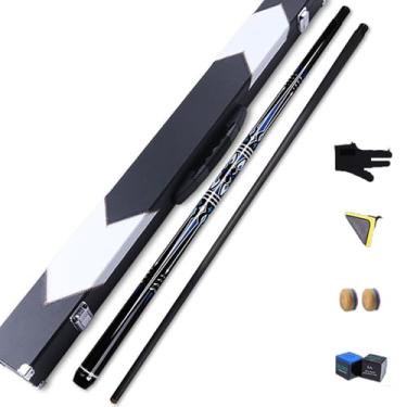 Imagem de Taco de Bilhar de Alta Performance, fibra de carbono Durável, Design Exclusivo e Construção Precisa para Jogadores Profissionais (A Tacos de bilhar e acessórios+ barril box, 12.5mm)