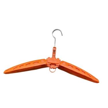 Imagem de oshhni Cabide de roupa de mergulho, cabide de traje de surf, cabide seca de roupa de mergulho, cabide de roupas pesadas cabides, Laranja