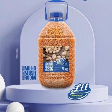 Imagem de Milho De Pipoca Mushroom Galão 9kg Para Receitas Gourmet Pipocas Doces