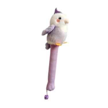 Imagem de kowaku Little Bird Doll Badminton Racket Cobertura de 12 polegadas de comprimento, prática suprimentos práticos de protetor de aperto de tênis fofo, Roxo
