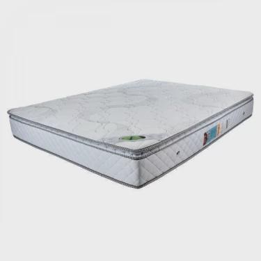 Imagem de Colchão Casal Queen de Molas 25cm x 158cm x 198 Luckspuma Colchões Branco