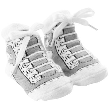 Imagem de Meia Para Bebês Tênis Sapatinho Antiderrapante 0 a 12 Meses