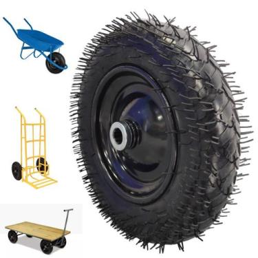 Imagem de Pneu Completo 3.25-8 Carriola Carrinho De Mão Aro 8 com Rolete - boart