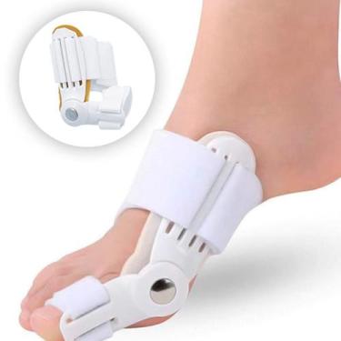 Imagem de Protetor Ortopédico Para Joanete Articulado Branco 14cm - Shop Mix