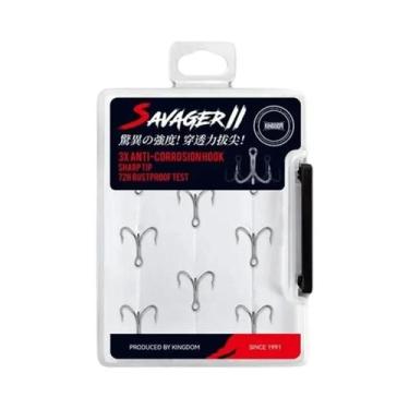 Imagem de 8 Peças de Ganchos de Pesca Afilados e Duráveis - Aço de Alto Carbono,