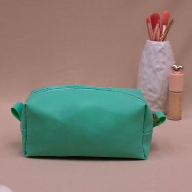 Imagem de Necessaire Pequena Feminina Compacta Multiuso Bolsa Organizador de Bol