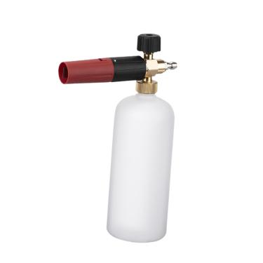 Imagem de Baoblaze Pulverizador de espuma para lavagem de carros, ferramenta portátil de 1/4 de polegada, pulverizador de pressão de conexão rápida para lavagem de, Branco 1l