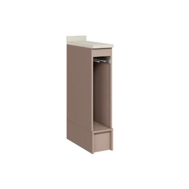 Imagem de Gabinete De Cozinha Modulado Balcão Com Tampo Malta 2629 Com Porta Toalha 20cm Duna