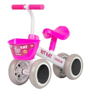 Imagem de TK3 Track Bicicleta de Equilíbrio Infantil Kit Kat W Branco e Rosa
