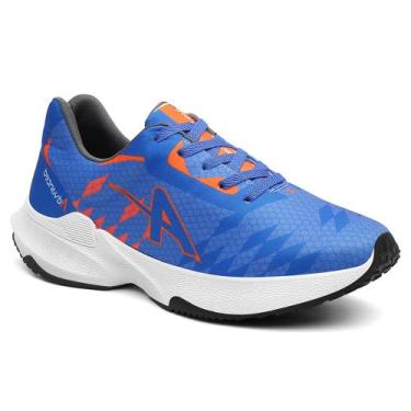 Imagem de Tenis Esportivo Caminhada Advanced Sport Force Masculino, Azul, 44
