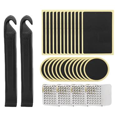 Imagem de Opino de pneus de bicicleta sem fúria kit de reparo de punção autônoma com alavanca de raspada e pneu para reparo de emergência do tubo interno de bicicleta 30 peças Caixa de