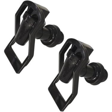 Imagem de 2 Torneiras Preta Rosca Meia Para Refresqueira / Suqueira - Guaçu