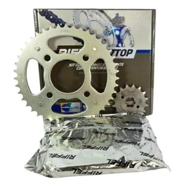 Imagem de Kit Relação Completo para Honda CG 150/160, Corrente com Retentor 428HO, Coroa e Pinhão, 2 Opções